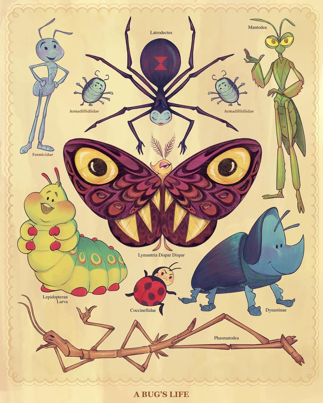 Pixar Bug's Life poster