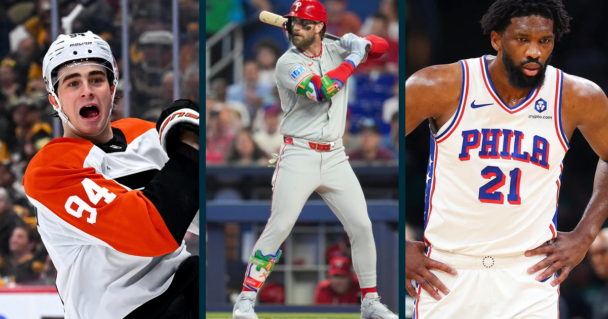 The Philadelphia Phillies, Flyers and Sixers all play Monday night. Here's the schedule.