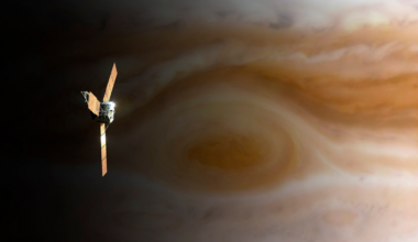 In 1995, NASA’s Galileo spacecraft sent a probe into Jupiter’s atmosphere that kept transmitting for just 58 minutes as it fell, returning the first direct readings from inside the giant planet before rising heat and pressure silenced it for good