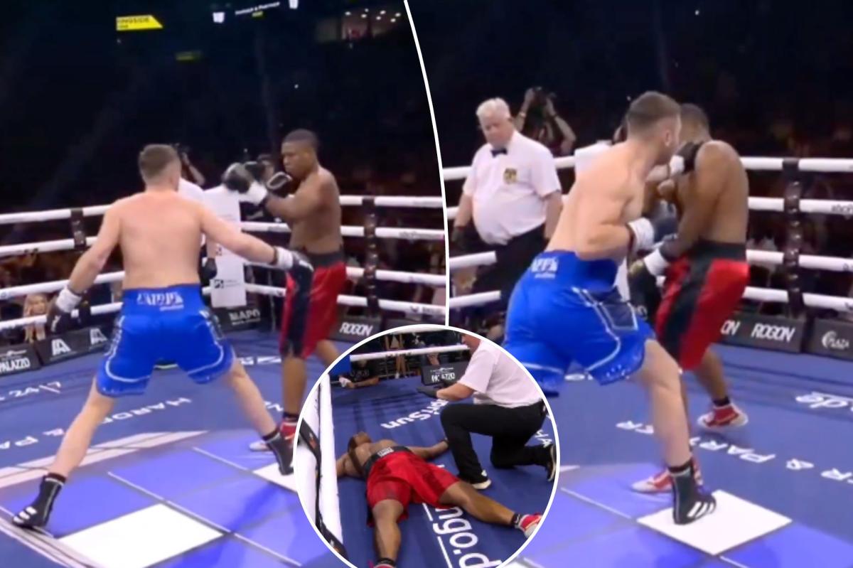 Viktor Jurk's brutal first-punch knockout ends boxing match in controversy: 'Super unfair'