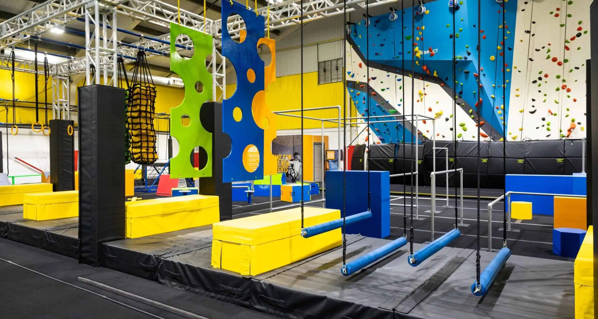 Learn high-flying acrobatic skills at Ninja Parkour course in Brampton