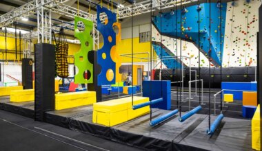 Learn high-flying acrobatic skills at Ninja Parkour course in Brampton