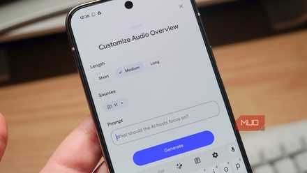 Customizing an Audio Overview in NotebookLM.