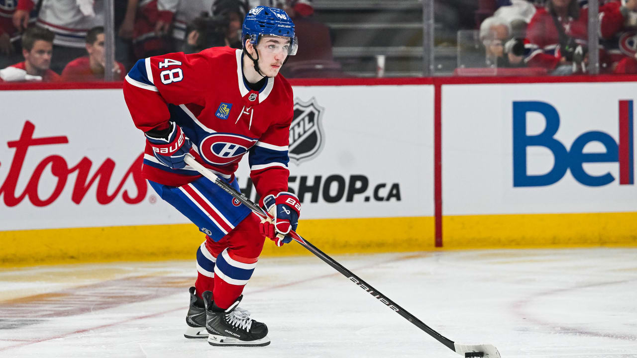 Hutson owns turnover that led to Game 3 OT loss for Canadiens
