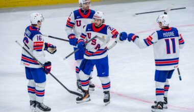 WORLDS: Howard scores twice, Ekholm tallies another in victories for USA & Sweden
