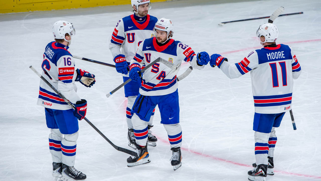 WORLDS: Howard scores twice, Ekholm tallies another in victories for USA & Sweden