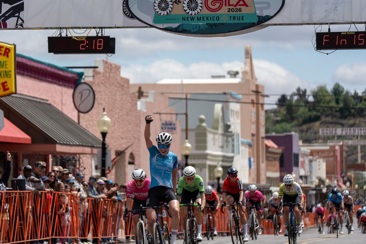 Ella Sabo takes the victory on stage 4 of the Tour of the Gila 2026