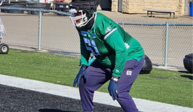 Percy Lewis IV brings rare athleticism to Saskatchewan Roughriders despite 380-pound frame