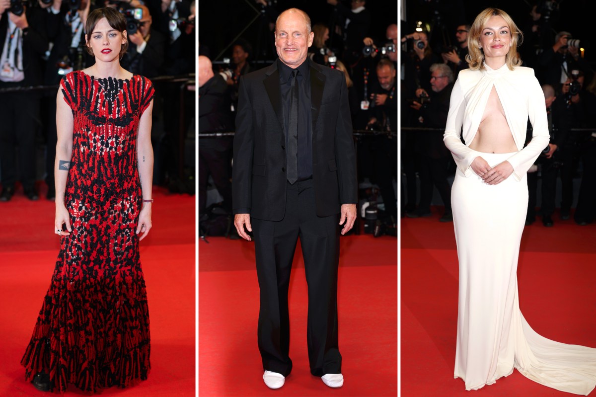 ‘Full Phil’ premiere red carpet at Cannes Film Festival 2026: Kristen Stewart, Woody Harrelson, Emma Mackey and more
