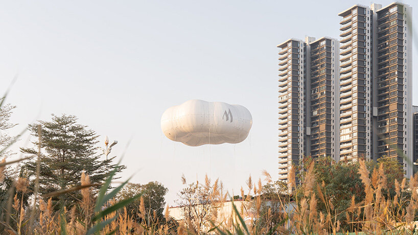 PILLS lets soft cloud-like structure drift above china using inflatable membrane technology - 2