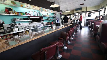 Lunch at Helen’s Grill in Vancouver — which stands as a colourful reminder of a time when booths, juke boxes, friendly service and a come-as-you-are atmosphere made eating out as much about community as it was about food.