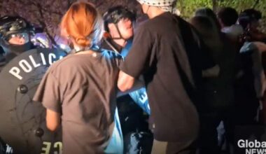 Pro-Palestinian activists launch lawsuit over ‘violent’ arrests at Calgary protest