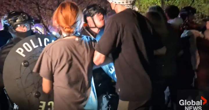 Pro-Palestinian activists launch lawsuit over ‘violent’ arrests at Calgary protest