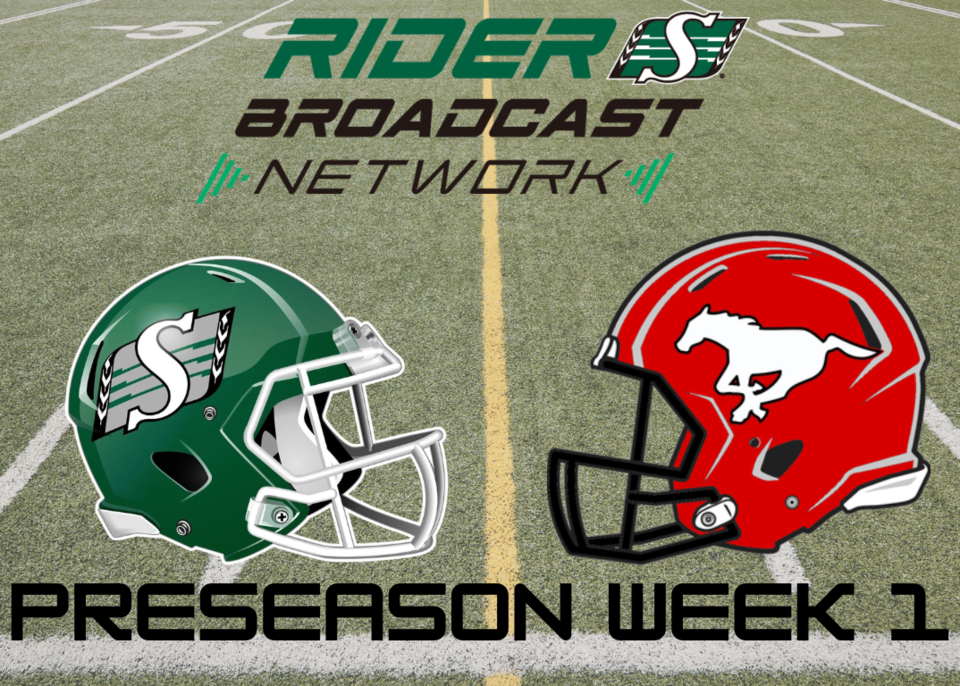 CFL Preseason 1 week schedule | 620 CKRM - The Voice of Saskatchewan
