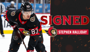Senators agree to two-year contract extension with centre Stephen Halliday