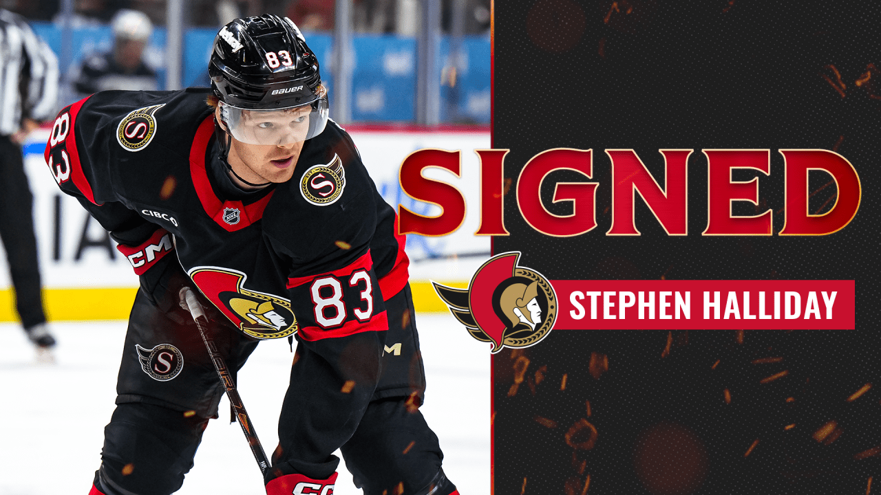 Senators agree to two-year contract extension with centre Stephen Halliday