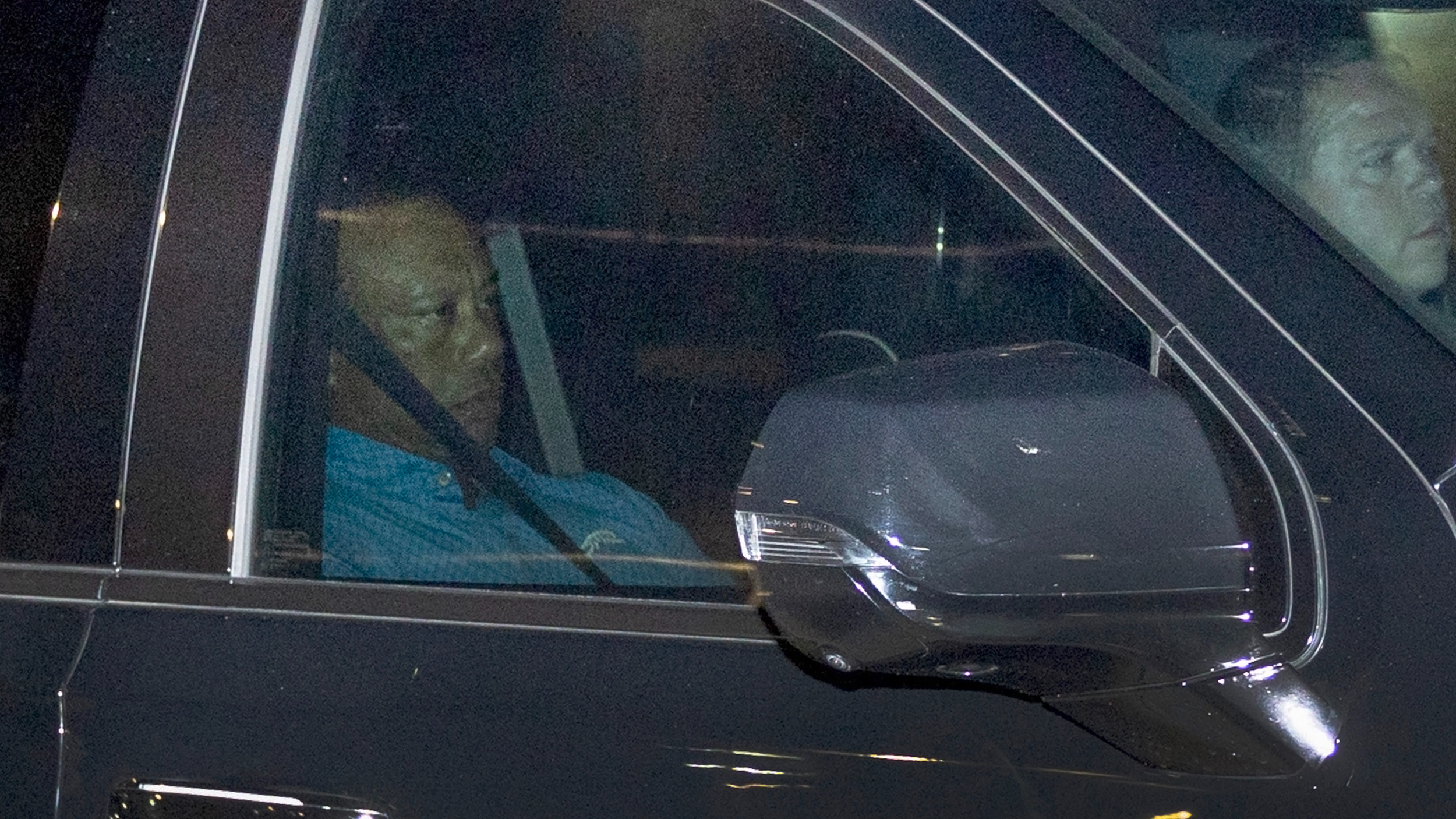 Tiger Woods after being released on bail in March