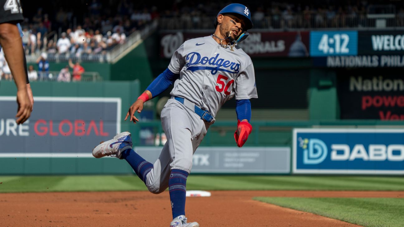 Dodgers' Mookie Betts set to begin rehab stint Friday