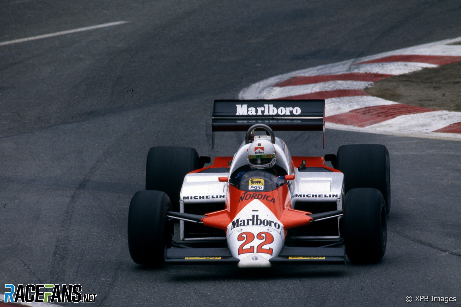 Andrea de Cesaris, Alfa Romeo, Spa-Francorchamps, 1983