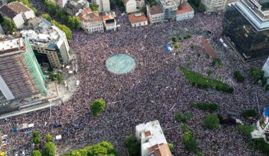 Tens of thousands rally in Serbia for antigovernment demonstrations | Protests News