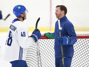 Abbotsford Canucks GM Ryan Johnson
