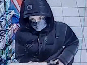 A suspect sought in a Vaughan, Ont., robbery investigation.