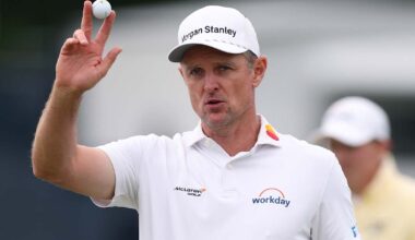 Justin Rose's dramatic final-hole eagle puts him on verge of making cut at PGA Championship