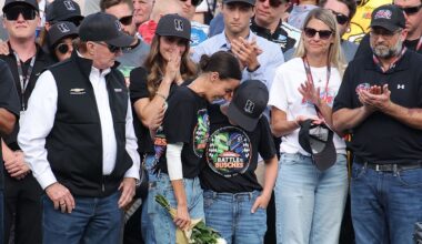 The family of Kyle Busch attending Coke 600, honored in heart-wrenching moment