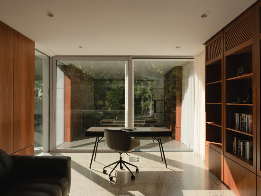 Interior view of Park Pavilion by Scullion Architects