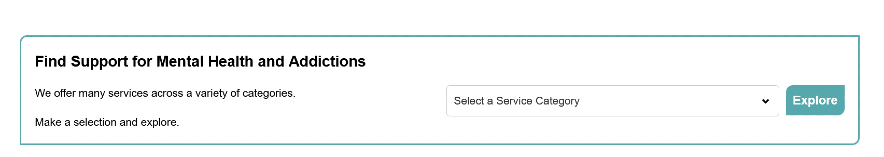 The new search function on the SHA website.