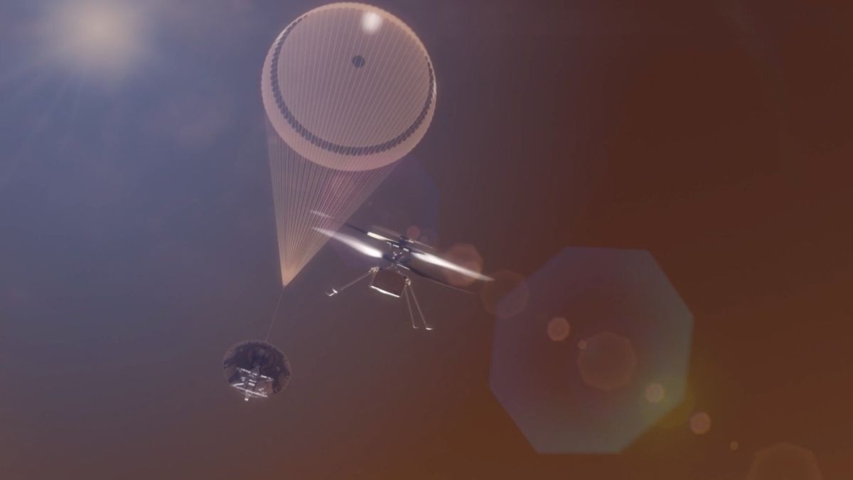 NASA's Next-Gen Mars Helicopter Rotors Have Broken The Sound Barrier in Tests : ScienceAlert