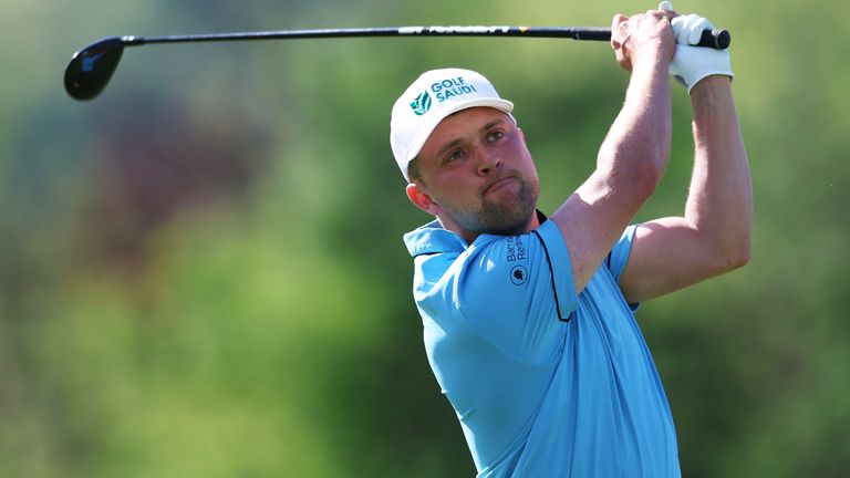 The world's best disabled golfer Kipp Popert made his debut on the DP World Tour on Thursday 