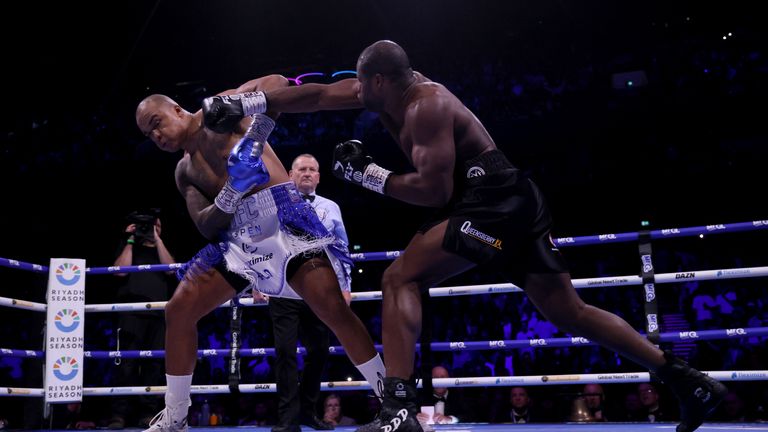 Dubois recovered in the second round after Wardley's knockdown less than 10 seconds into the opening round