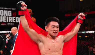 Yadong chokes out Figueiredo at UFC Macau