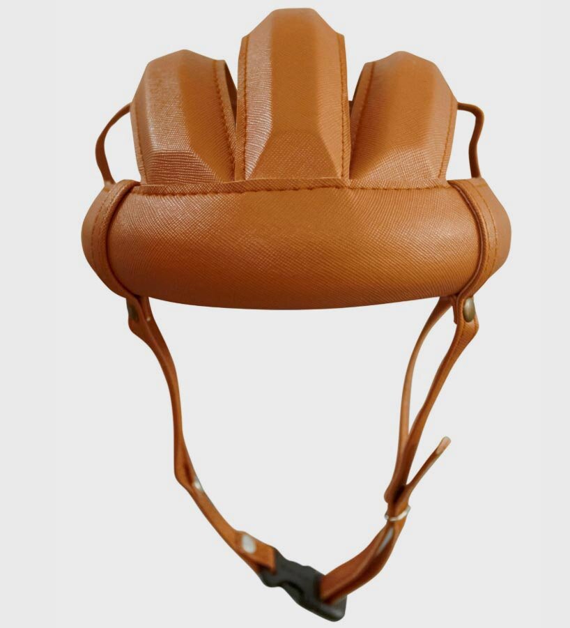 spin foldable helmet combines vintage cycling style with segmented geometry - 3