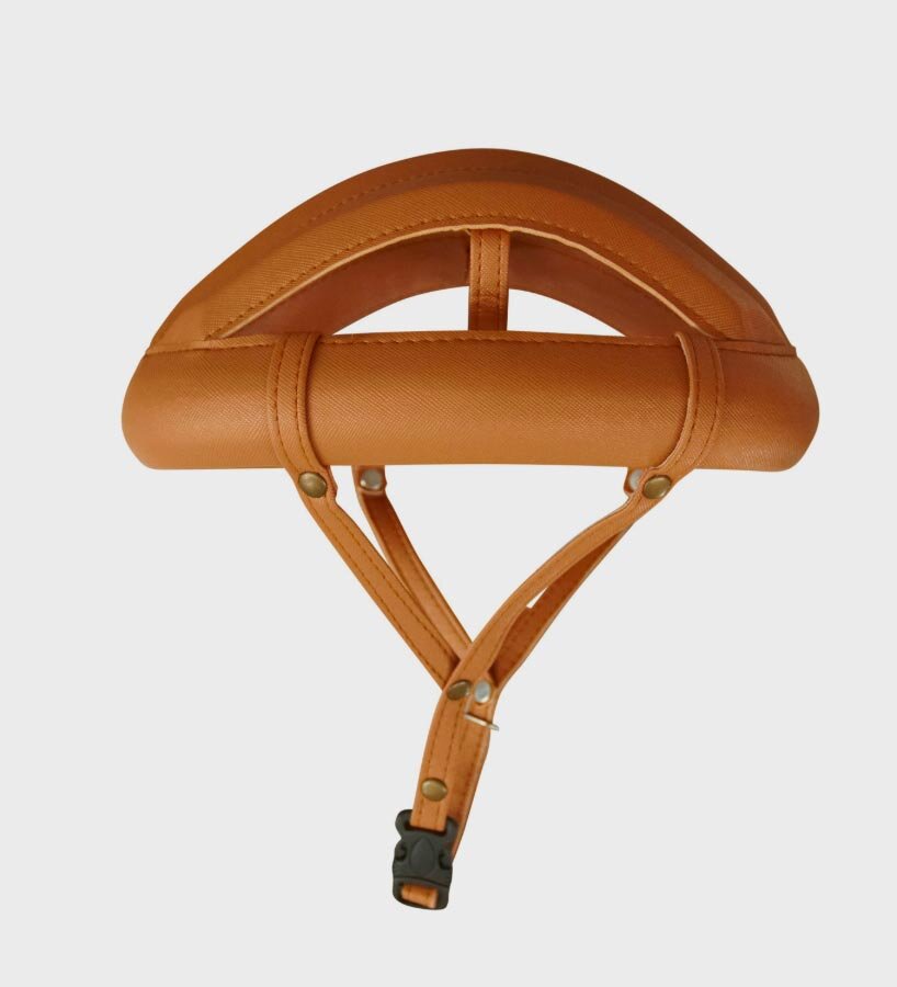 spin foldable helmet combines vintage cycling style with segmented geometry - 4