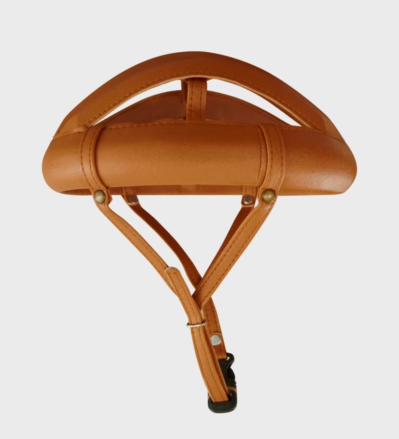 spin foldable helmet combines vintage cycling style with segmented geometry - 5