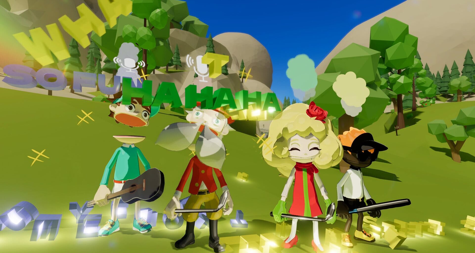 The next PixelJunk game is Yodelee Golf, an open-world cozy golf adventure