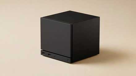 A photo of Valve's Steam Machine