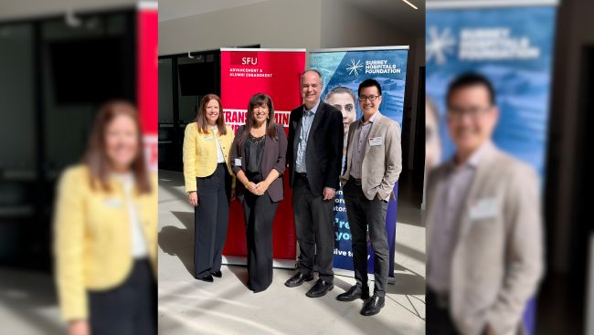 Surrey Hospitals Foundation and SFU Partner to Advance Health Research and Innovation in Surrey