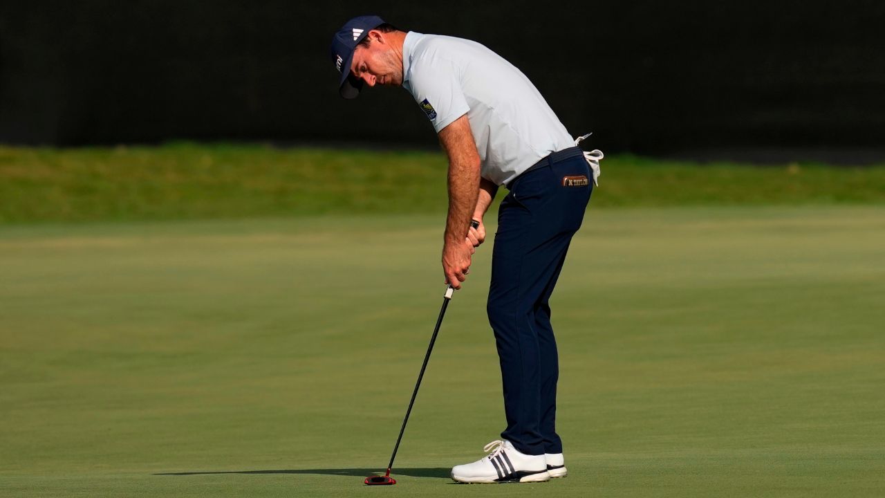 Canada's Nick Taylor grabs clubhouse lead at Cadillac Championship