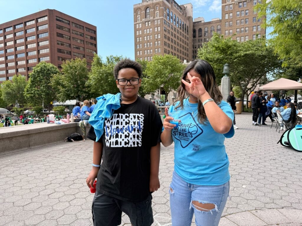 Basketball player and middle school student