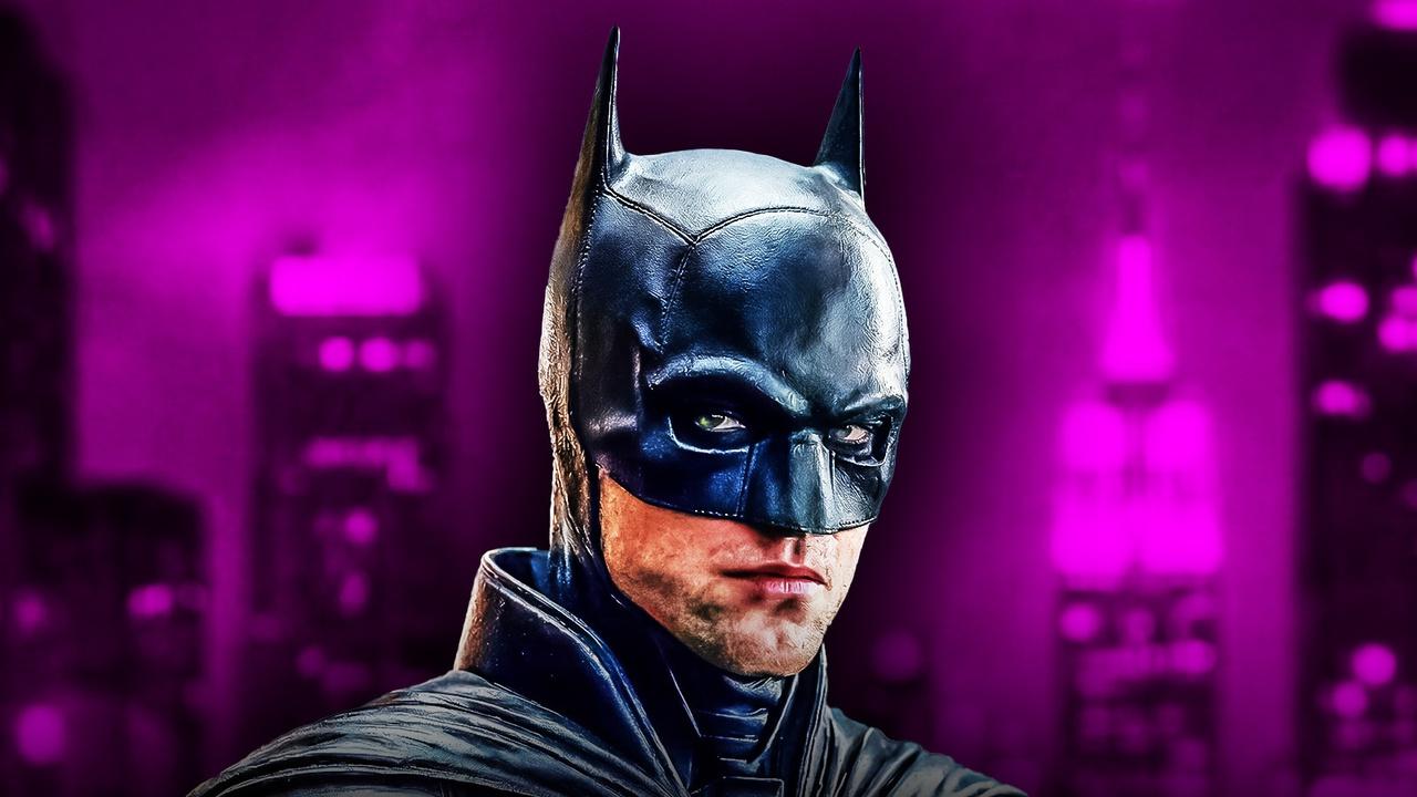 Robert Pattinson Batman, Pink background.