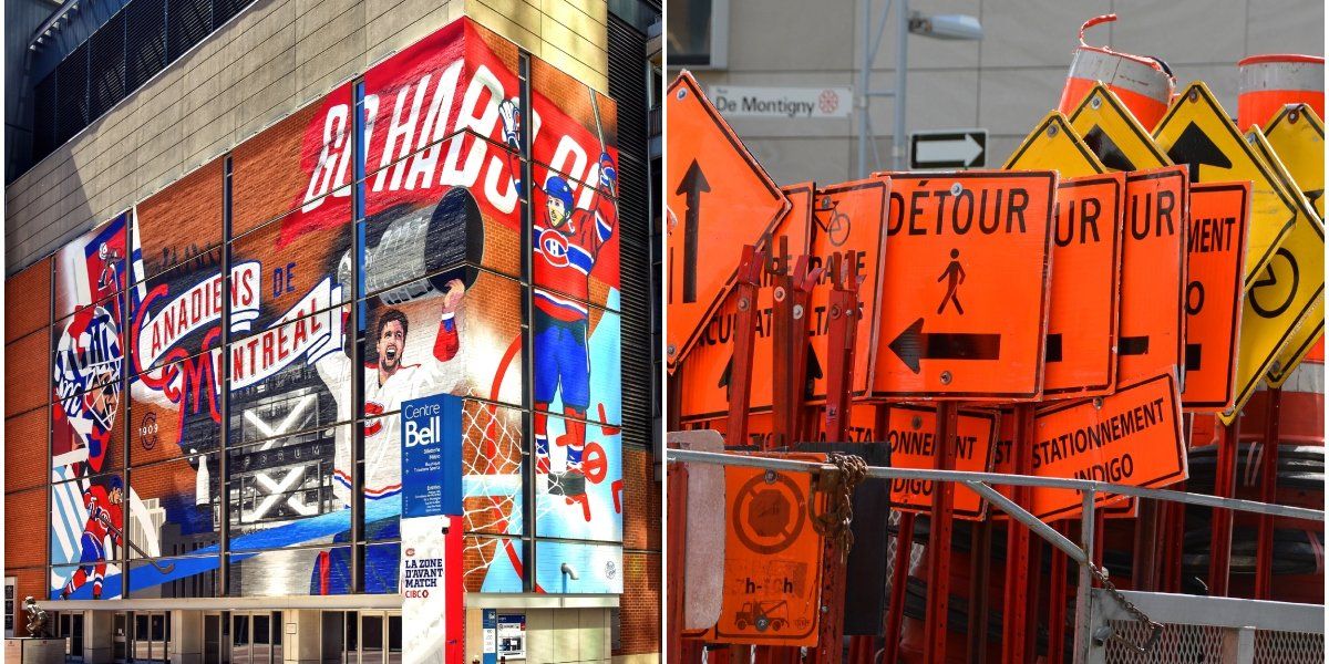 Between hockey and road closures, getting around Montreal this weekend will be a headache