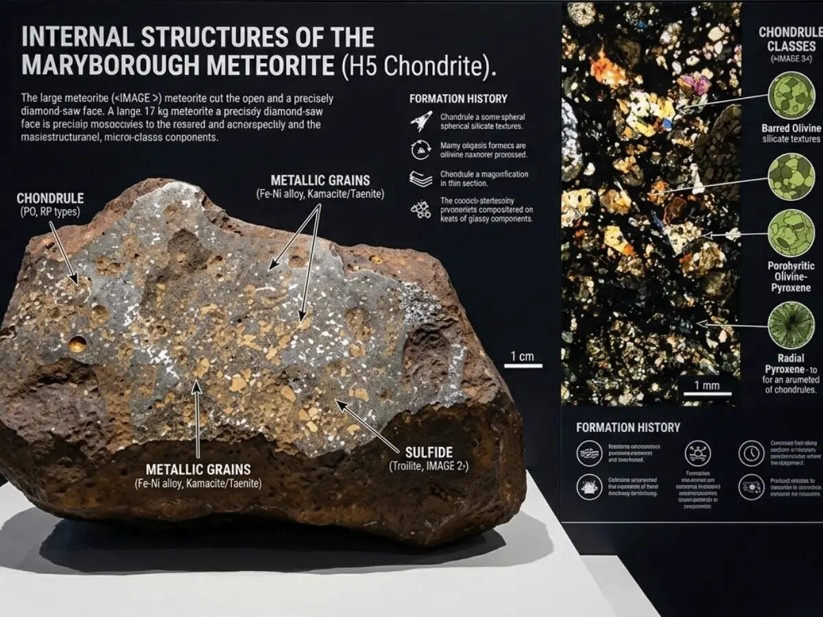 The rock turned out to be a rare meteorite from space. Image credit - Gemini The rock turned out to be a rare meteorite from space