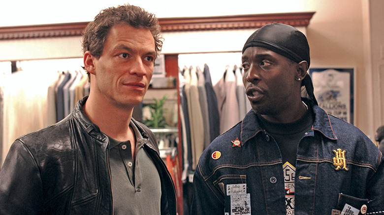 Jimmy McNulty and Omar Little in The Wire