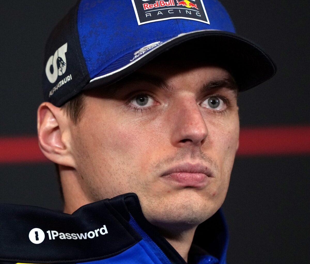 Max Verstappen of the Netherlands and Oracle Red Bull Racing looks on in the Drivers Press Conference during previews ahead of the F1 Grand Prix of China at Shanghai International Circuit on March 12, 2026 in Shanghai, China. (Photo by Alex Bierens de Haan/Getty Images) // Getty Images / Red Bull Content Pool //