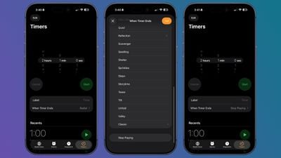 timers stop playing media
