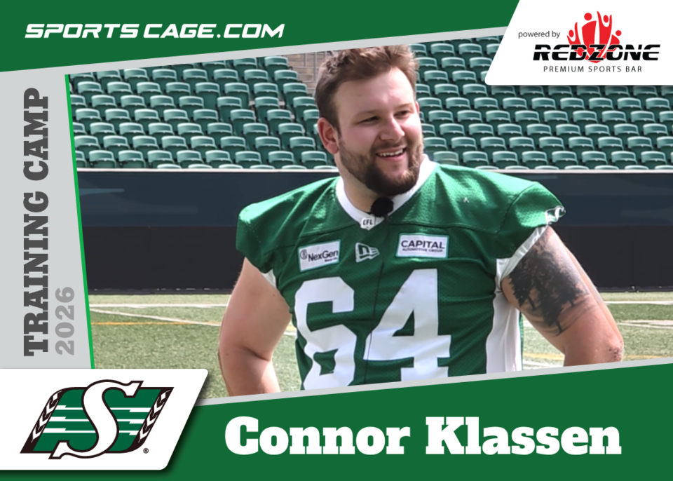 Saskatchewan Roughriders Training Camp Report: Connor Klassen says farm work prepared him for camp heat | GX94 Radio - Now That's Country!