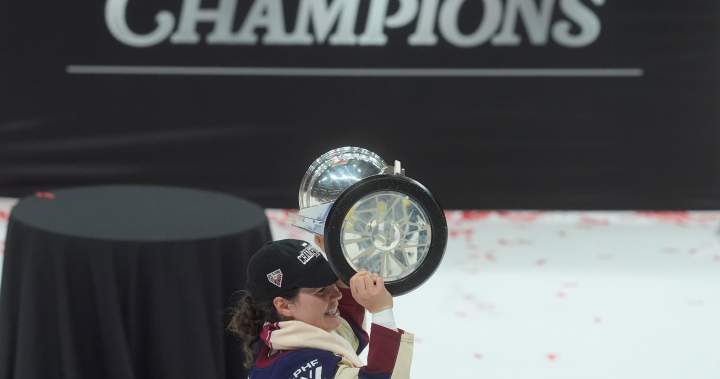 Roque nets two goals to lead Montreal past Ottawa to win PWHL’s Walter Cup